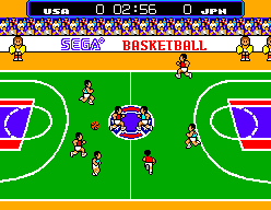 Great Basketball screenshot 5 for Sega Master System